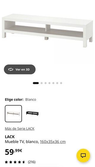 Mueble TV Blanco Ikea