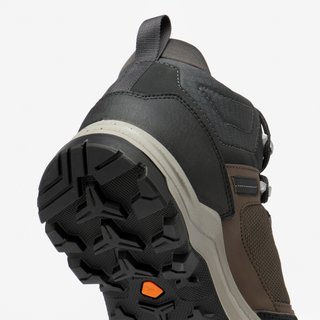 Botas de senderismo impermeables hombre, MH100 marrón