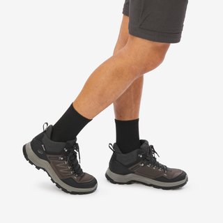 Botas de senderismo impermeables hombre, MH100 marrón
