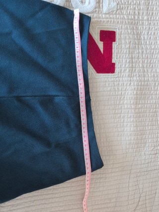Falda azul petróleo Massimo Dutti Talla 36