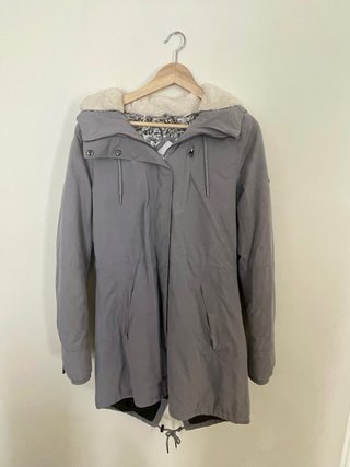 Chaquetón O’Neill gris lila mujer M abrigo