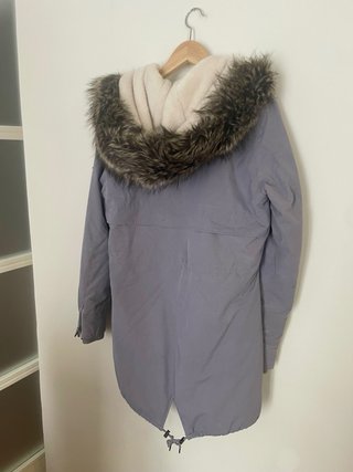 Chaquetón O’Neill gris lila mujer M abrigo