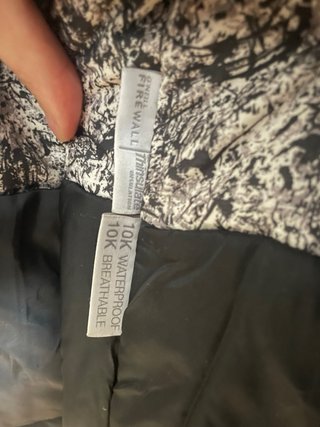 Chaquetón O’Neill gris lila mujer M abrigo