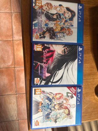 Pack PS4: Tales of Vesperia, Berseria, Zestiria