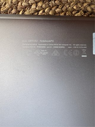 Asus Zenbook 20GB RAM