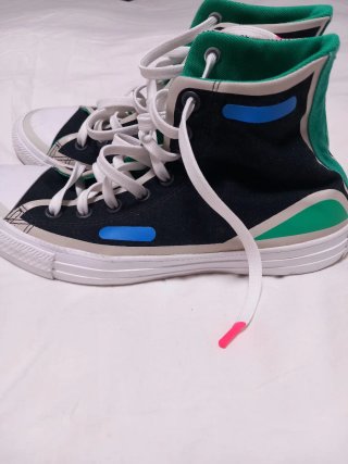 Botas Converse All Star Negras y Verdes