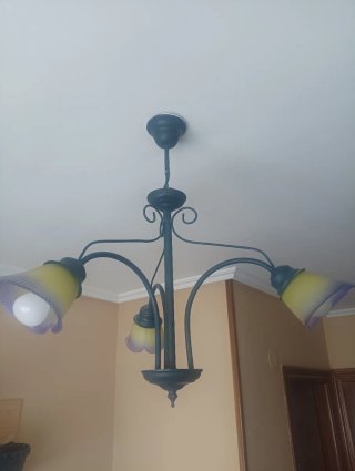 Lámpara de techo 3 brazos