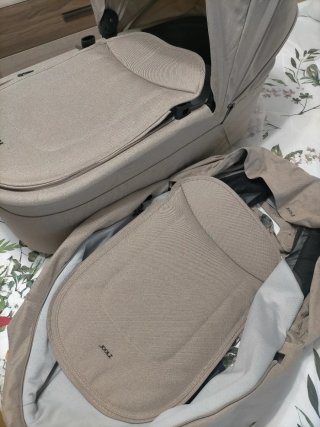 Capazo Joolz Sandy taupe Y funda nueva capazo