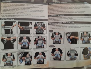 Mochila portabebés ergonómica