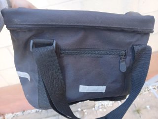 Cesta para bicicleta negra