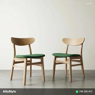 SILLAS MADERA ASIENTO TAPIZADO HOSTELERÍA