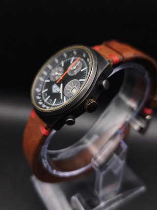 Heuer 13.1 Cronógrafo PVD Negro 1979 - Pre-Tag