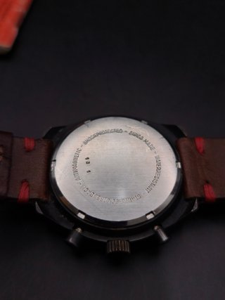 Heuer 13.1 Cronógrafo PVD Negro 1979 - Pre-Tag