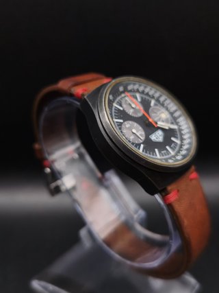Heuer 13.1 Cronógrafo PVD Negro 1979 - Pre-Tag