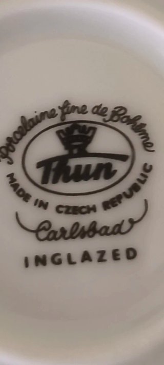 Juego de café y merienda porcelana de Bohemia