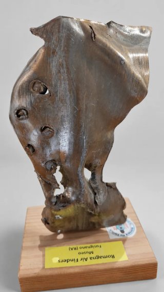 Fragmento histórico original de Spitfire RAF WW2