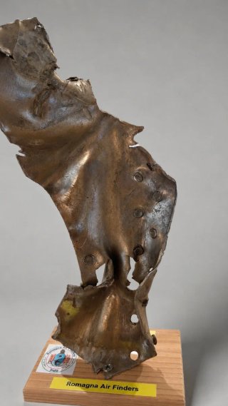 Fragmento histórico original de Spitfire RAF WW2
