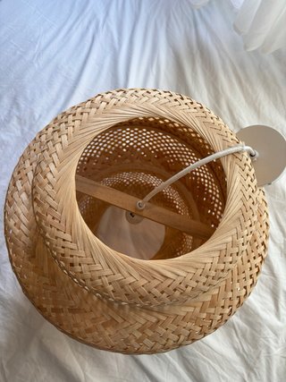Lámpara de techo Ikea Sinnerlig Bambú