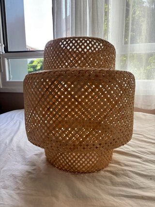 Lámpara de techo Ikea Sinnerlig Bambú