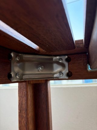 Conjunto mesa y sillas de terraza madera