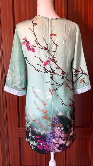 Vestido estilo kimono floral