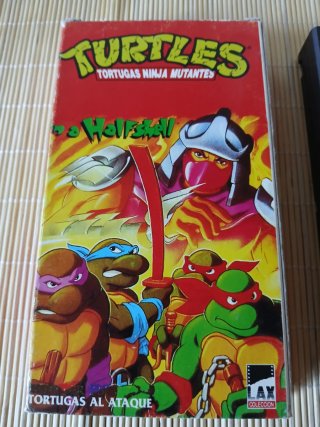 VHS Tortugas Ninja: Tortugas al Ataque. Animación