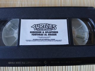 VHS Tortugas Ninja: Tortugas al Ataque. Animación