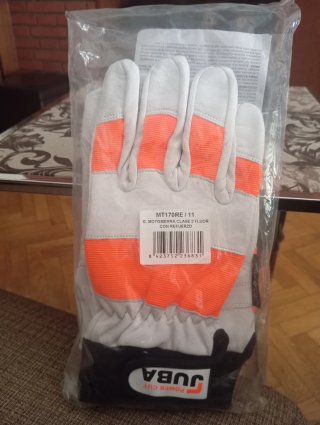 Guantes Motoserrista  Juba Clase 2 Fluor