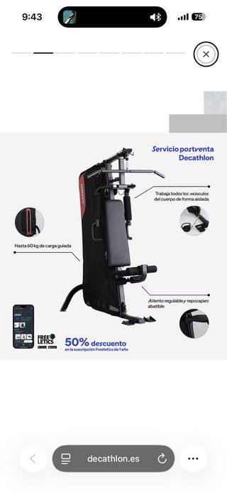 Máquina de gimnasio multifuncional