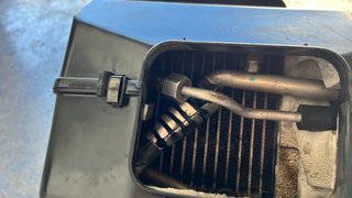 Mazda MX5 NB Montaje de la caja de climatización