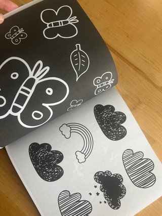 Libro de alto contraste para bebes
