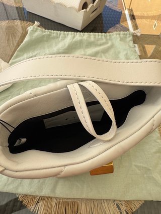 Bolso Off-White Blanco Piel Dorado