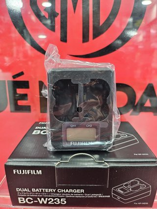 Cargador de Baterias Doble Fujifilm BC-W235, Nuevo