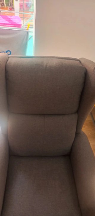 Sillón reclinable eléctrico gris