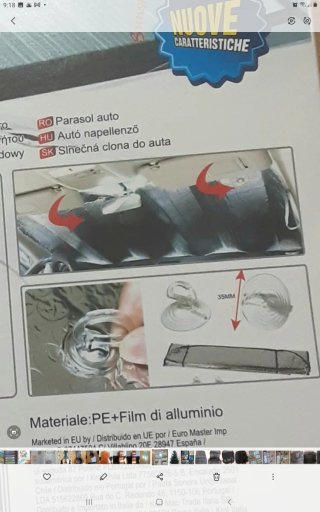 Nuevo Parasol Coche Kmt Style 90x180cm