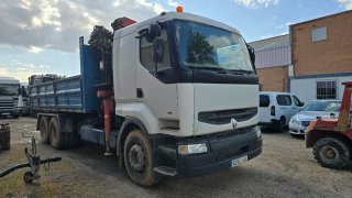 Camion grua Renault 340 Basculante