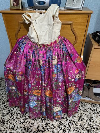 Vestido Fallera Niña 8-9 años