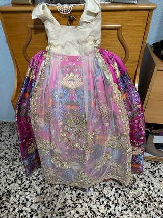 Vestido Fallera Niña 8-9 años