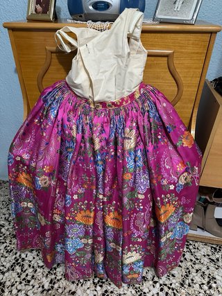 Vestido Fallera Niña 8-9 años