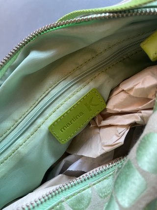 Bolso vintage Martina K verde claro