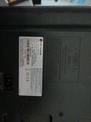 Televisor LG Negro 22 pulgadas