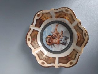 Placca Decorativa con Piattino Cherubini