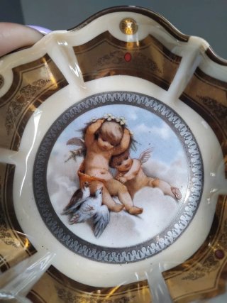 Placca Decorativa con Piattino Cherubini