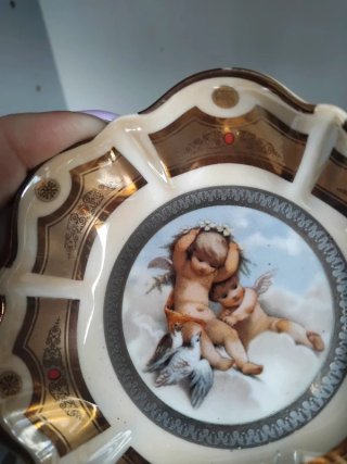 Placca Decorativa con Piattino Cherubini
