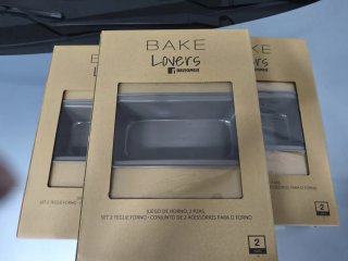 Lote 3 juegos bandejas horno Bergner Bake Lovers