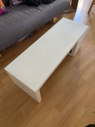 Mesa de centro blanca moderna