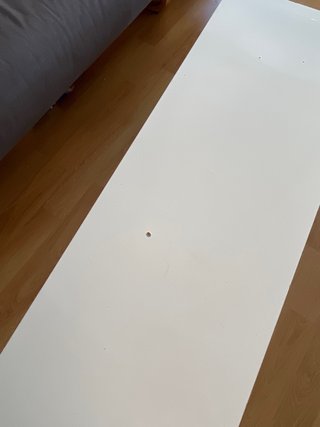 Mesa de centro blanca moderna