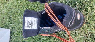 Botas Robusta Talla 41 Negras Naranja