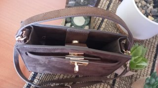 Bolso bandolera marrón