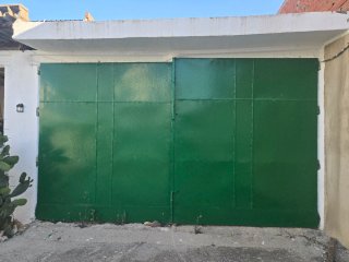Portadas de hierro verdes